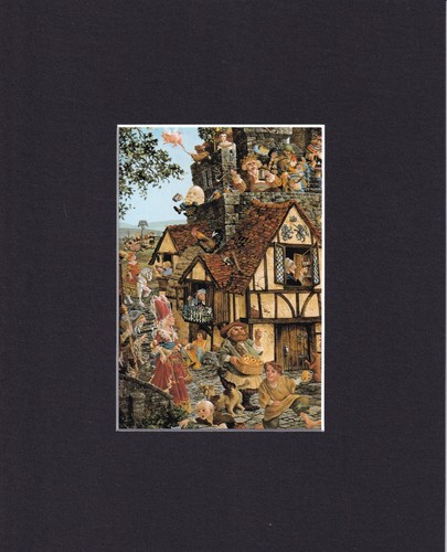 8x10 matted print art james - print,